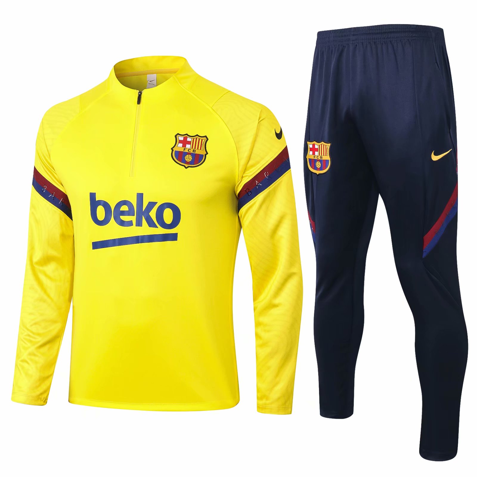 2020-2021 Barcelona children's football training suit
