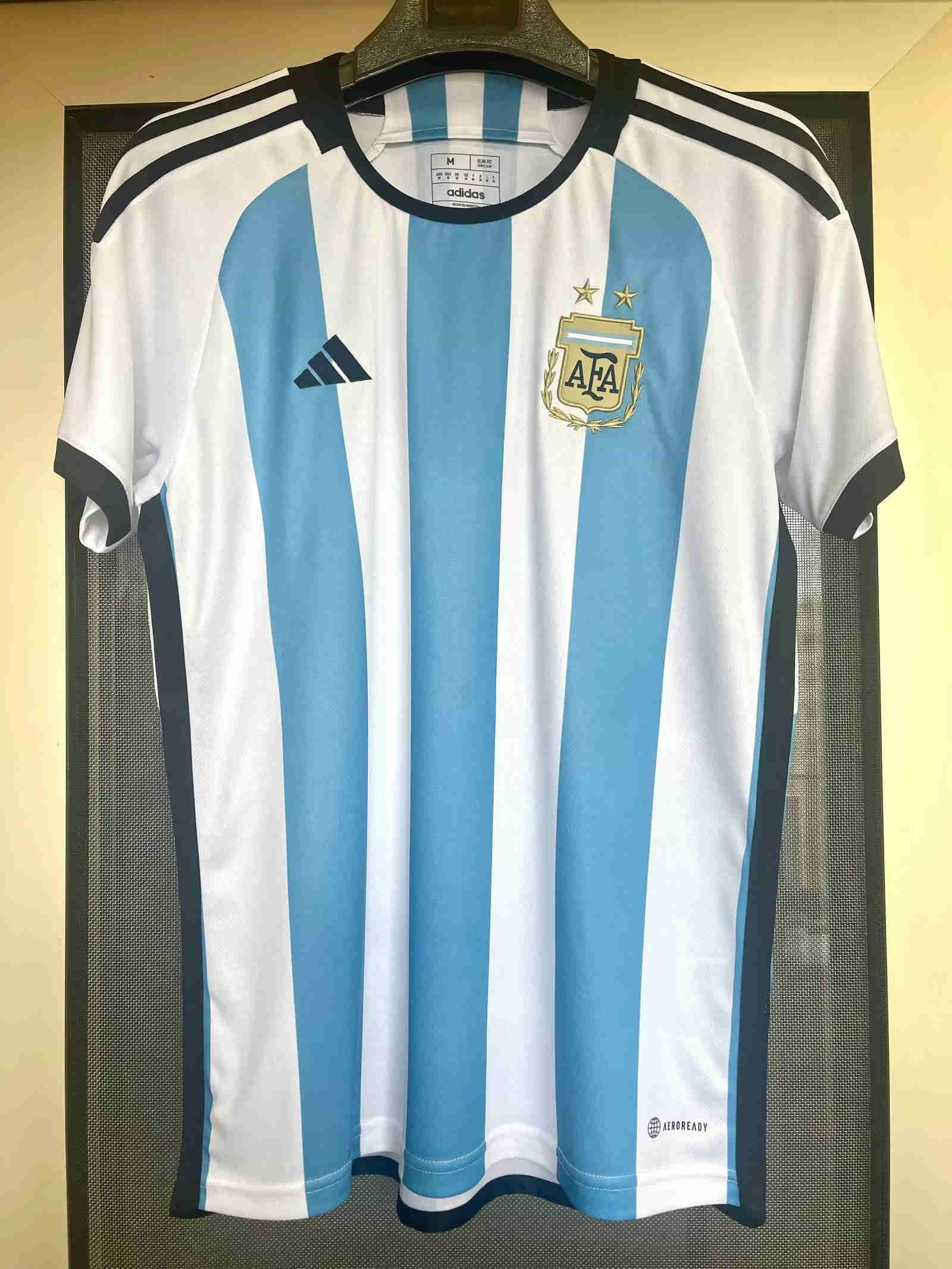 2022-2023 Argentina home jersey 2 stars