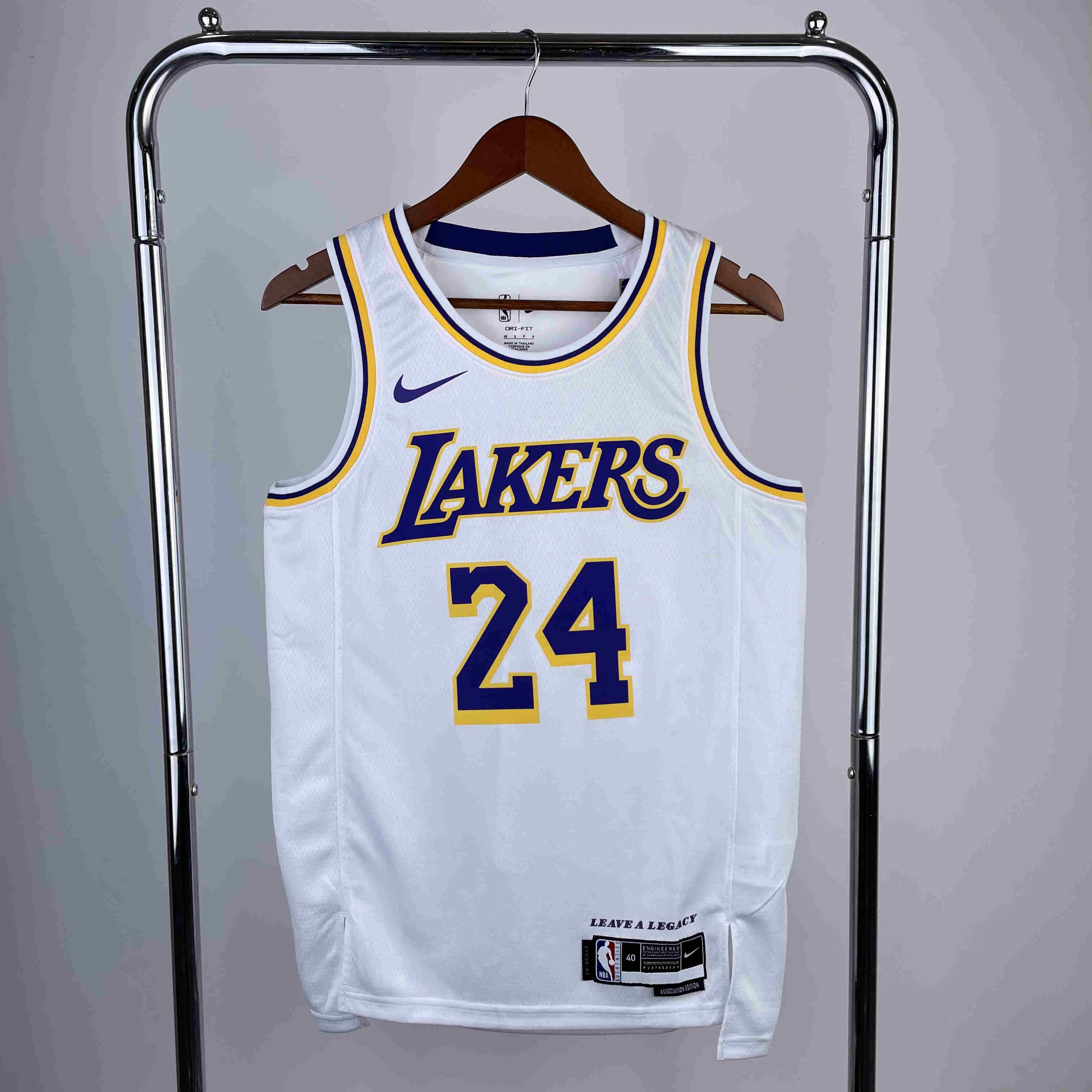 Los Angeles Lakers NBA Jersey braɪənt 24
