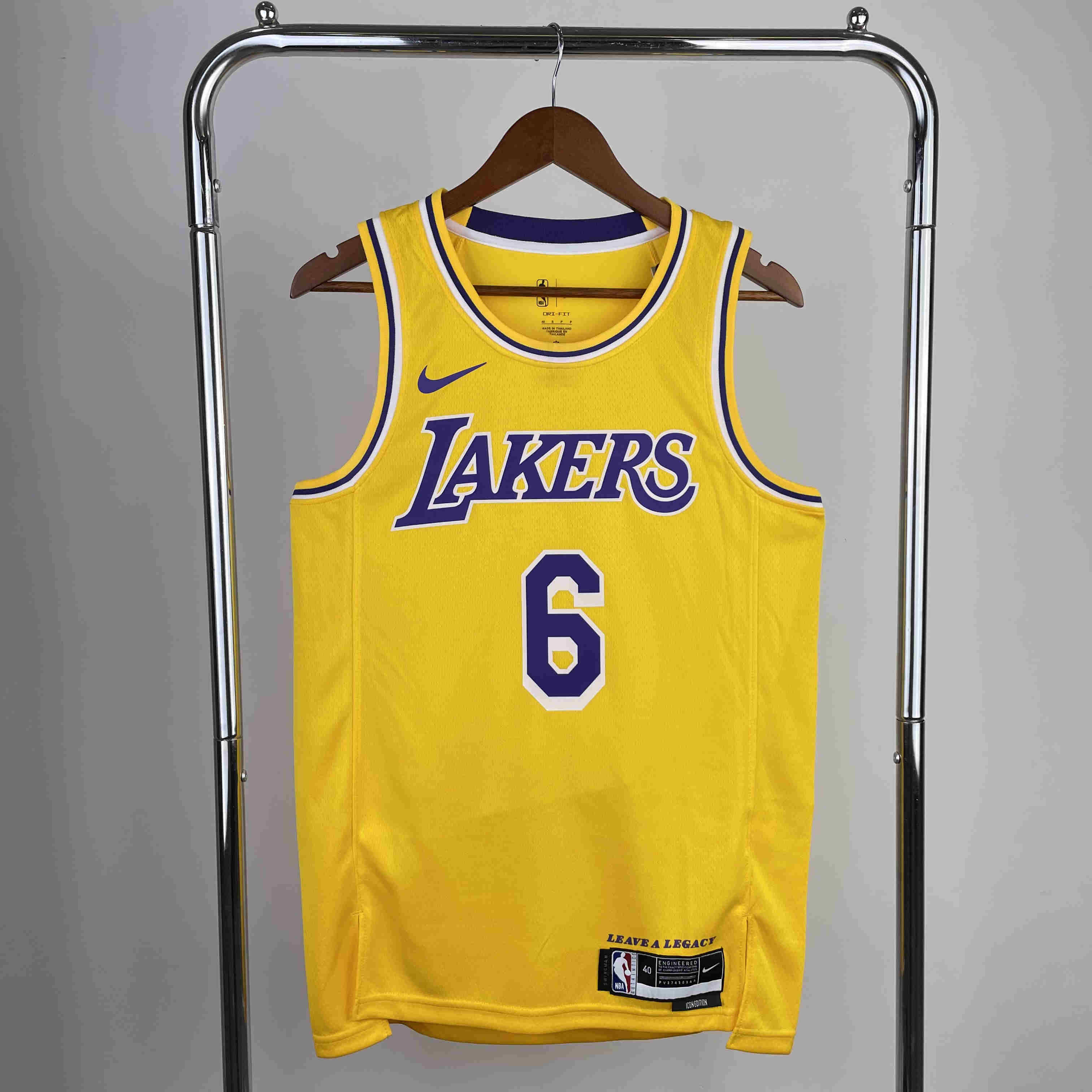 Los Angeles Lakers NBA Jersey  James 6