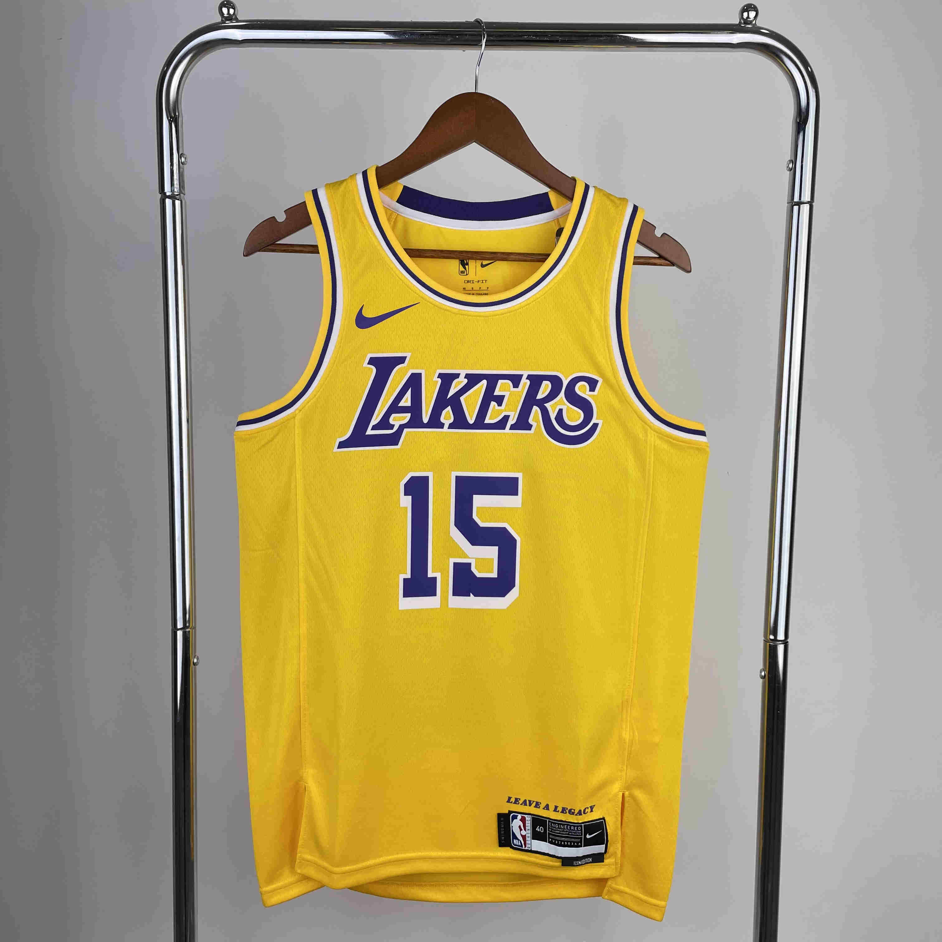 Los Angeles Lakers NBA Jersey reaves  15