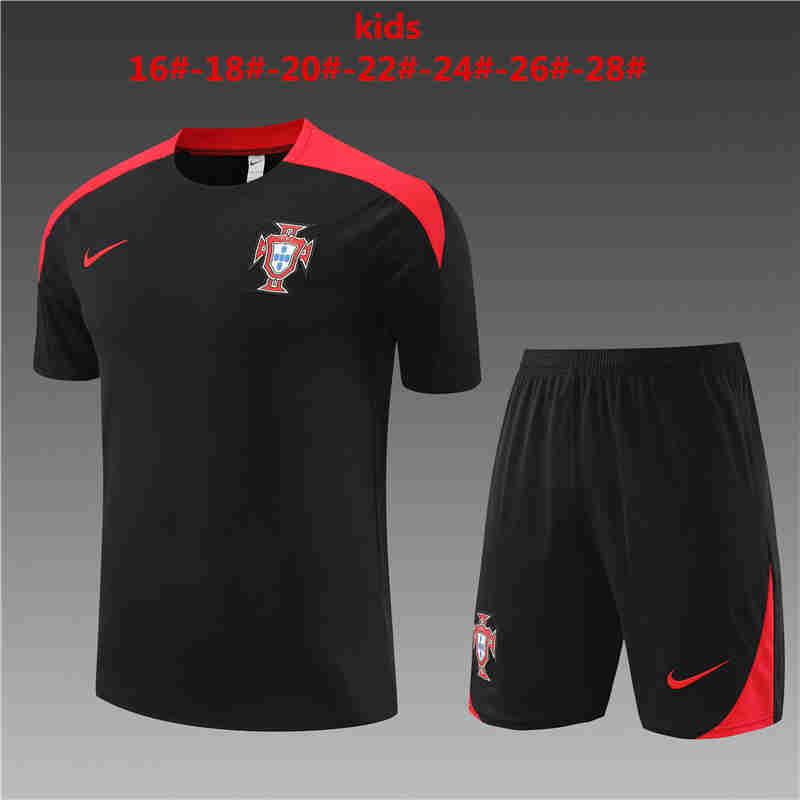 2024-2025 Portugal Training clothes kids kit With pockets