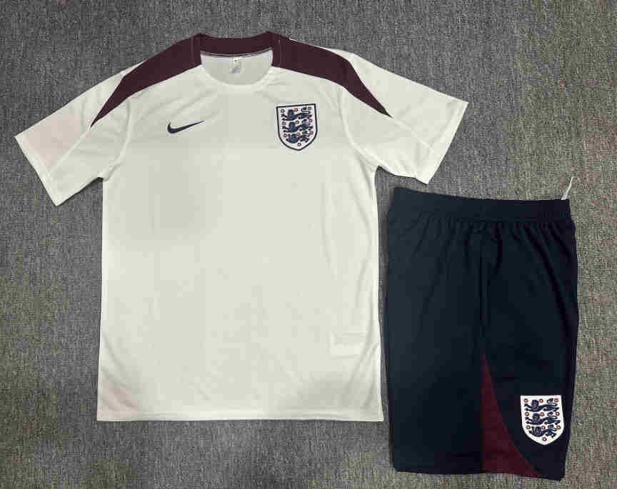 2024-2025 England Training clothes   adult  kit  With pockets
